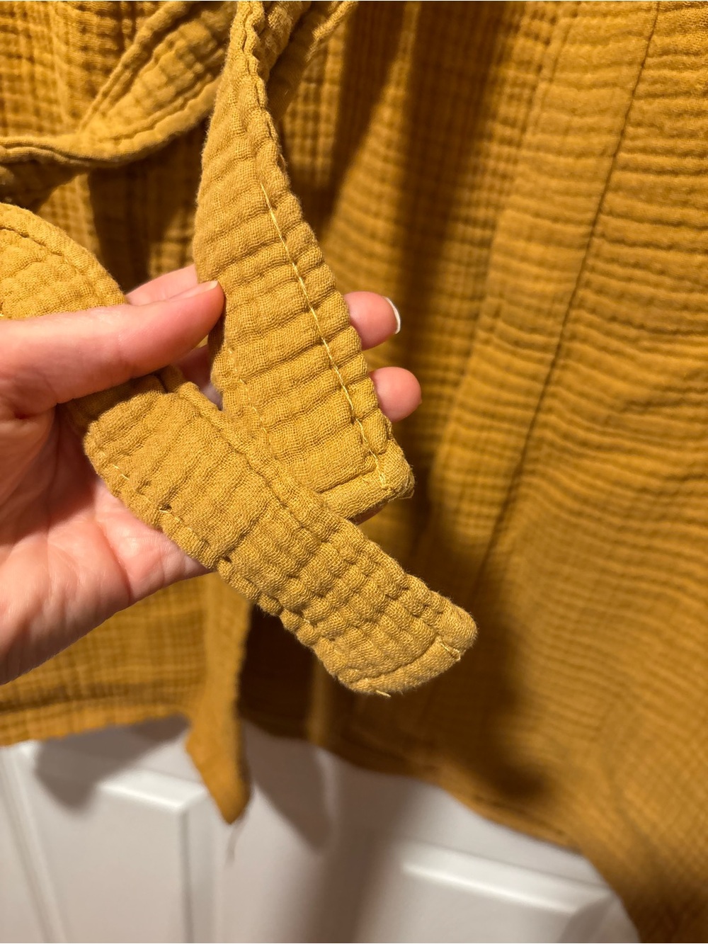 Mustard Parachute Robe - Picture 4 of 5